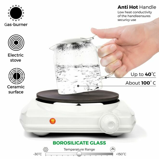 Pyxis Glass Teapot 20oz