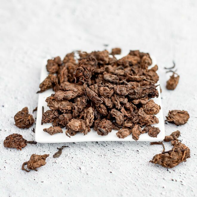 Pépites d'or Thé noir Puerh