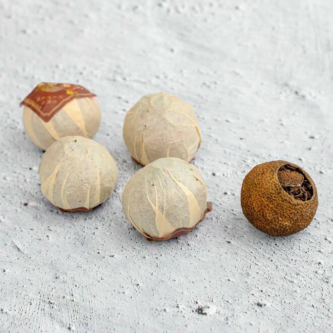 Ju PI - Pu'Erh Mûr au Zeste de Mandarine