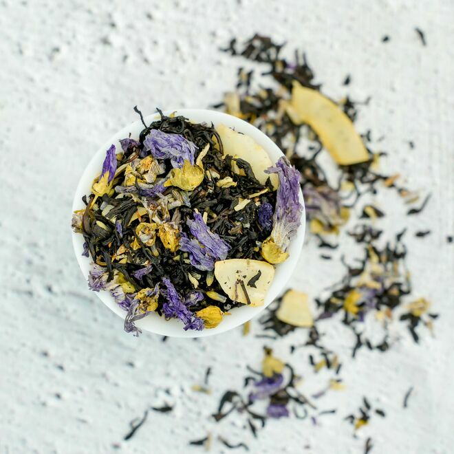 Crème noire à la lavande